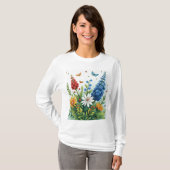 Hyacint bloemen t-shirt (Voorkant volledig)