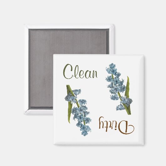 Hyacint Bloemen Vaatwasser Magneet (Voorkant / Achterkant)