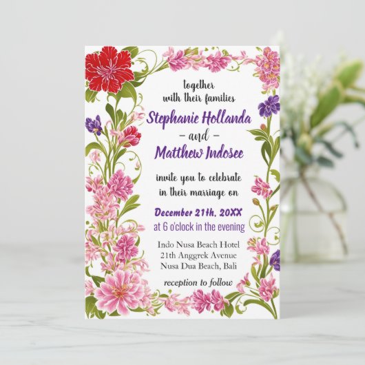 Hyacint Liefde Constante Vernieuwing Loveliness Br Kaart (Staand voorkant)