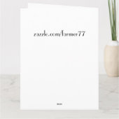 Hyacint Macaw Parrot Bird Happy Birthday Grote Kaa Kaart (Achterkant)