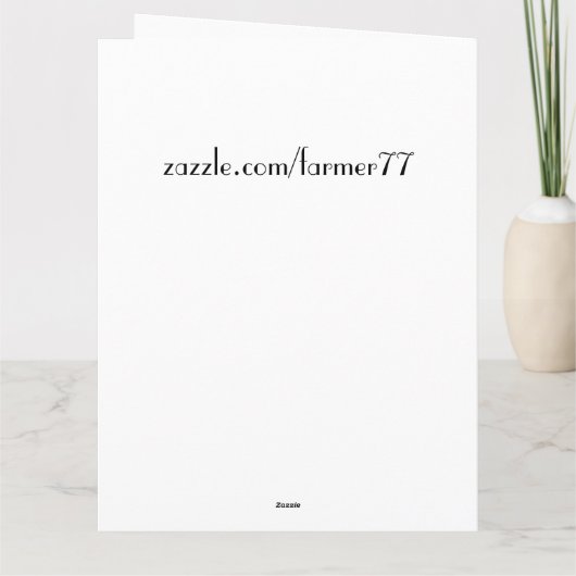 Hyacint Macaw Parrot Bird Happy Birthday Grote Kaa Kaart (Achterkant)