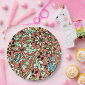 Hyacint - William Morris Design Papieren Bordje (Feest)