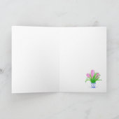 Hyacinten Inspirerend Quote Wenskaart Kaart (Binnen)