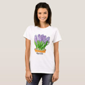 Hyacinten T-shirt (Voorkant volledig)