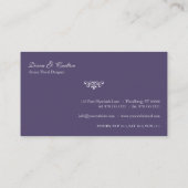 Hyacinth Blooms Visitekaartje (Achterkant)