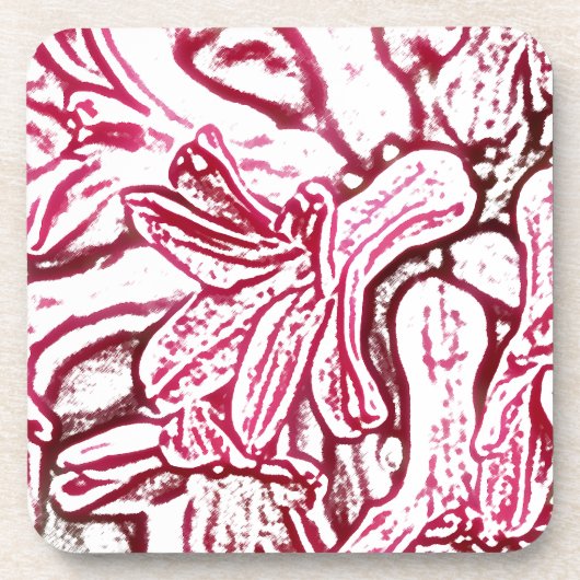 Hyacinth Edited Onderzetter (Voorkant)