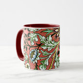 Hyacinth, een William Morris-ontwerp Mok (Voorkant links)