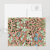 Hyacinth, een William Morris-patroon Briefkaart (Voorkant / Achterkant)