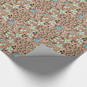 Hyacinth, een William Morris-patroon Cadeaupapier (Hoek)