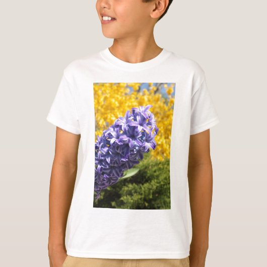 Hyacinth en Forsythia T-shirt (Voorkant)
