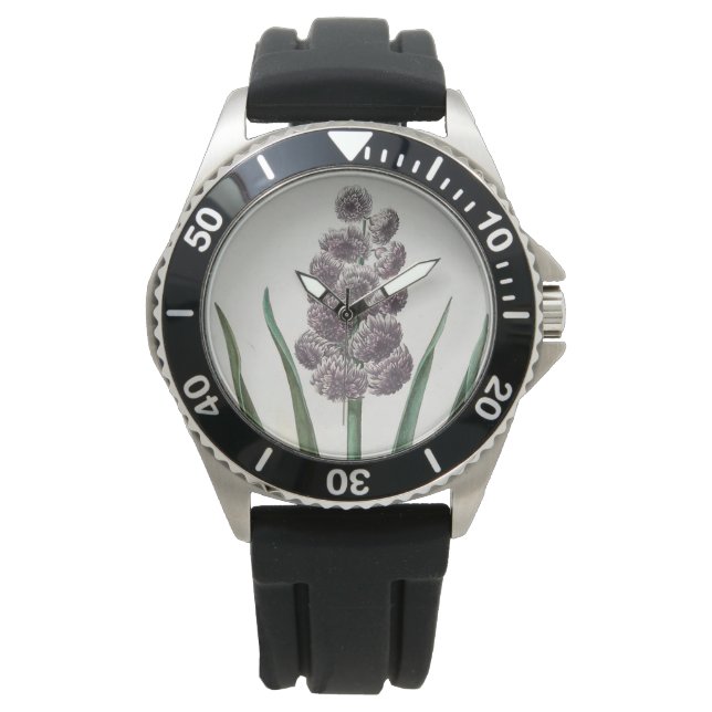 Hyacinth Flower (door Johann Michael Seligmann) Horloge (Voorkant)