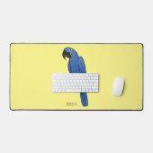Hyacinth macaw bird cartoon illustraties bureaumat (Keyboard & Muis)