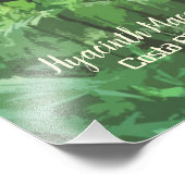 Hyacinth Macaw Costa Rica Design Poster (Hoek)