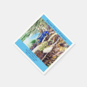 Hyacinth Macaw Paper Napkin Servet (Hoek)