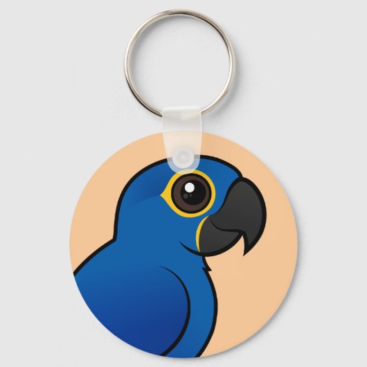 Hyacinth Macaw Sleutelhanger (Voorkant)