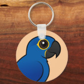 Hyacinth Macaw Sleutelhanger (Voorkant)