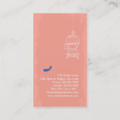 Hyacinth Macaw Visitekaartje (Achterkant)