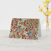Hyacinth, populair patroon van William Morris Kaart (Gele Bloem)