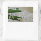 Hyacinth Rechthoekige Sticker (Tas)