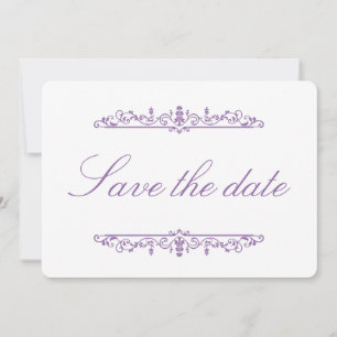 Hyacinth Regency stijl elegante 'Save the Date' Save The Date