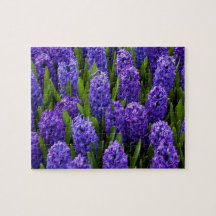 Hyacinth Violet Wildbloemen Jigzaag Puzzle