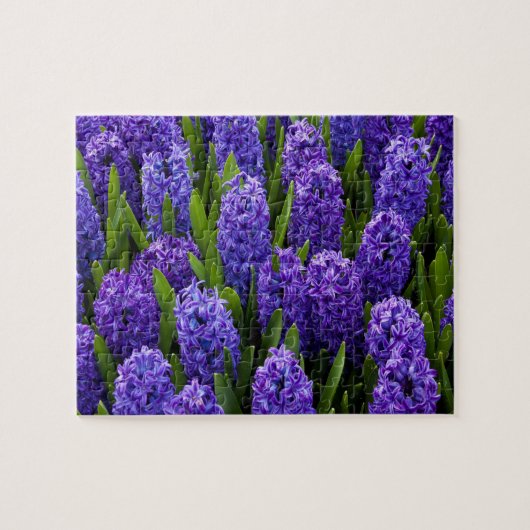 Hyacinth Violet Wildbloemen Jigzaag Puzzle Legpuzzel (Horizontaal)