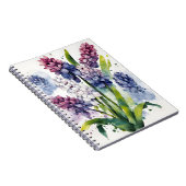 Hyacinth - Watercolor flowers Notitieboek (Rechterzijde)