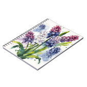 Hyacinth - Watercolor flowers Notitieboek (Linkerzijde)