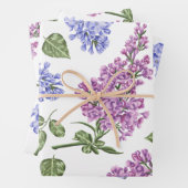 Hyacinth Wrapping Paper Sheets (In situ)