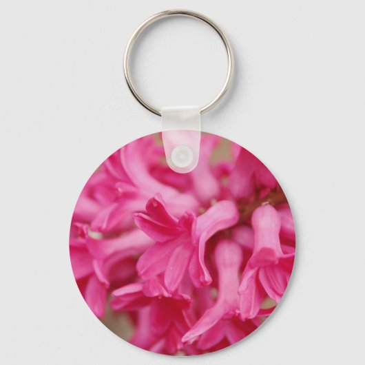 Hyacinthe Pink Sleutelhanger (Voorkant)