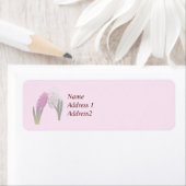 Hyacinthen In Love Save the Date Etiket (Insitu)