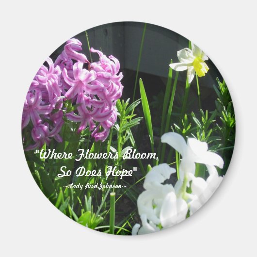 Hyacinths en Daffodil Magneet (Voorkant)