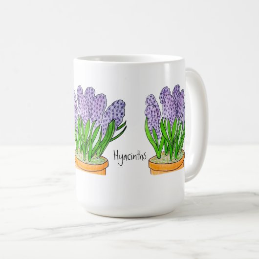 Hyacinths  koffiemok (Voorkant rechts)