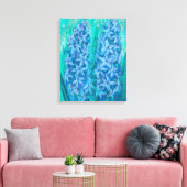 Hyacinths Snellere paasforen Canvas Afdruk (Insitu (Woonkamer))