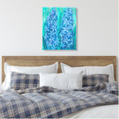 Hyacinths Snellere paasforen Canvas Afdruk (Insitu (Slaapkamer))