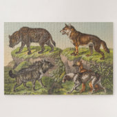 Hyaena (Hyena), Wolf en Dog Legpuzzel (Horizontaal)