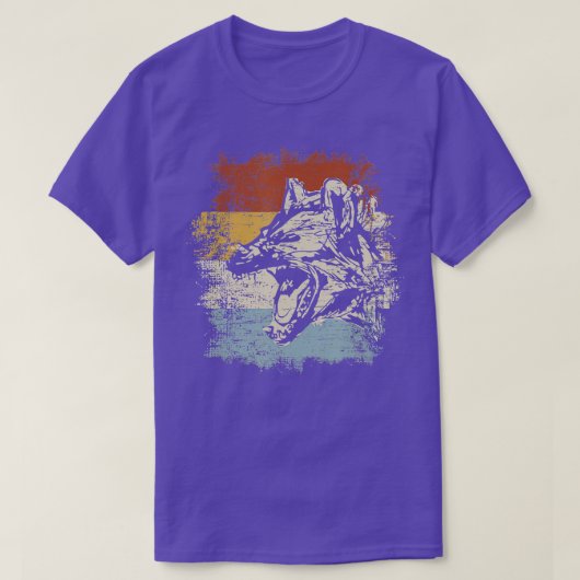 Hyaena Wilde Dieren Afrika Safari Dier H T-shirt (Design voorkant)