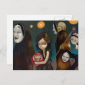 "Hyakki Yakō" Briefkaart deel 1 (Voorkant / Achterkant)