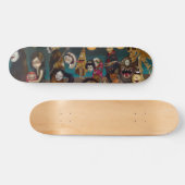 Hyakki Yako japan yokai gothic Skateboard (Horizontaal)