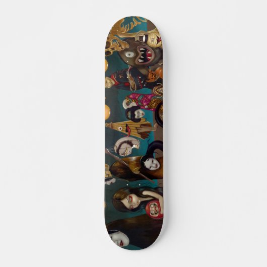 Hyakki Yako japan yokai gothic Skateboard (Voorkant)