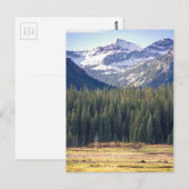 Hyalite Peaks Bozeman, Montana Briefkaart (Voorkant / Achterkant)