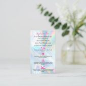 Hyaluron Pen Filler Nazorg-instructies Visitekaartje (Staand voorkant)