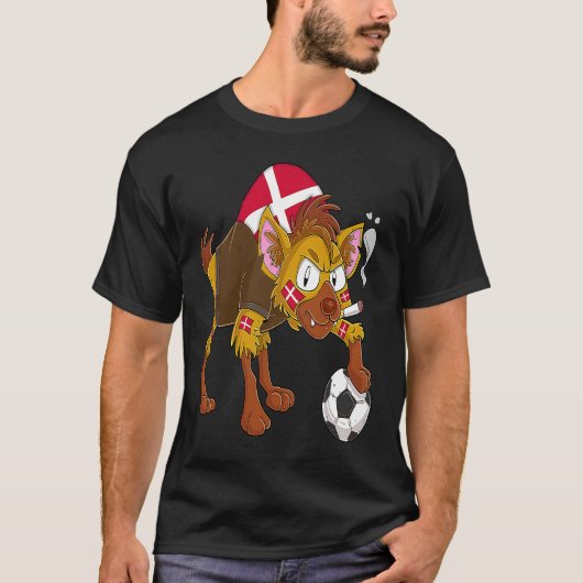 Hyäne Fan Denmark T-shirt (Voorkant)