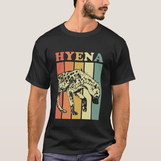 Hyäne Gestreift T-shirt (Voorkant)