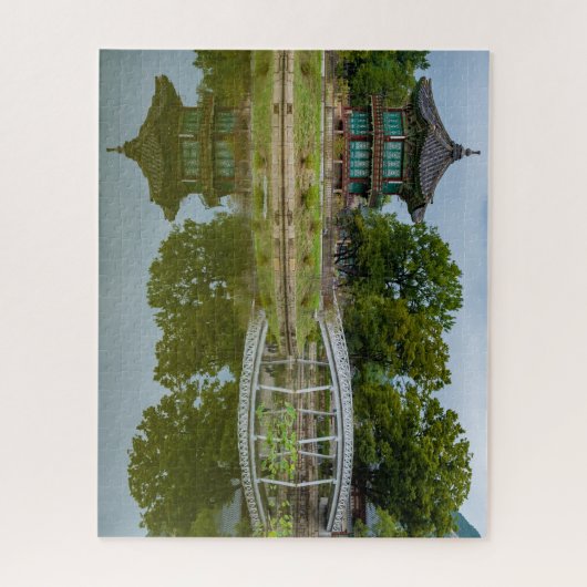 Hyangwonjeong Pavilion Seoul Zuid-Korea Legpuzzel (Verticaal)