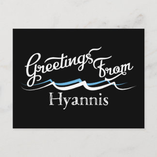 Hyannis Briefkaart Water Waves