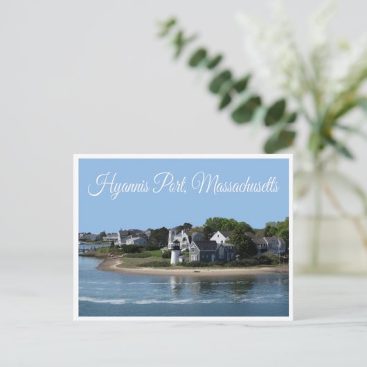 Hyannis Port Massachusetts, Cape Cod Briefkaart (Staand voorkant)