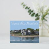 Hyannis Port Massachusetts, Cape Cod Briefkaart (Staand voorkant)