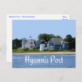 Hyannis Port Massachusetts, Cape Cod Briefkaart (Voorkant / Achterkant)