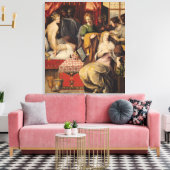 Hyante en Klim op hun toilet Canvas Afdruk (Insitu (Woonkamer))